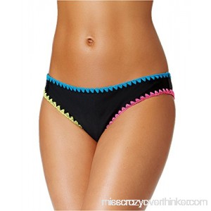 Hula Honey Womens Whip-Stitch Cheeky Bikini Brie Bottom Black B079N49JJV